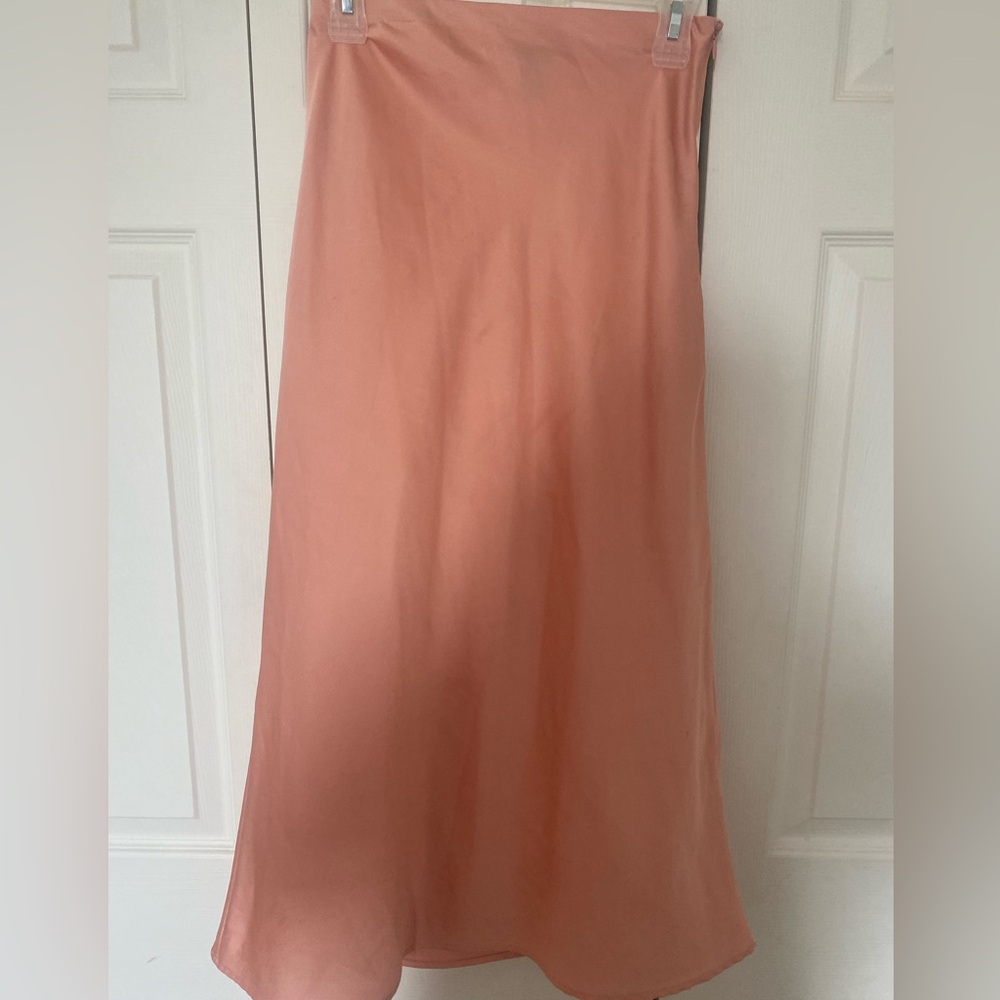 Forever 21 Satin Slip Skirt